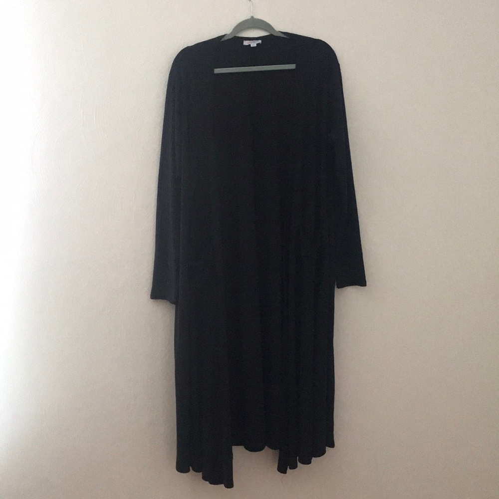 LuLaRoe Sarah solid black size XL